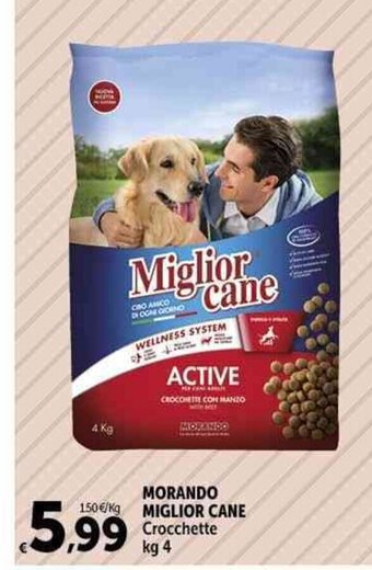 MORANDO MIGLIOR CANE Crocchette kg 4