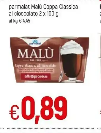 Famila Parmalat Malù Classica Cacao 200 G(ml) offerta