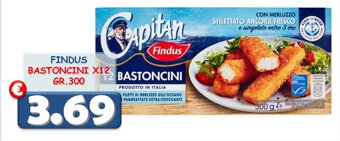 FINDUS BASTONCINI X12 GR.300