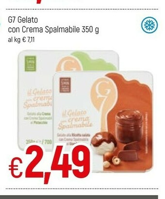 Famila G7 Gelato Con Crema Spalmabile offerta