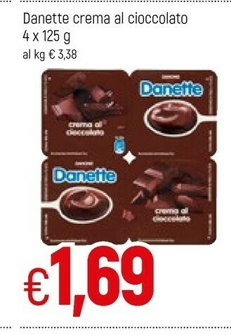 Famila Danone Danette Cioccolato 500 G(ml) offerta