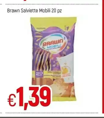 Famila Brawn Salviette Mobili offerta