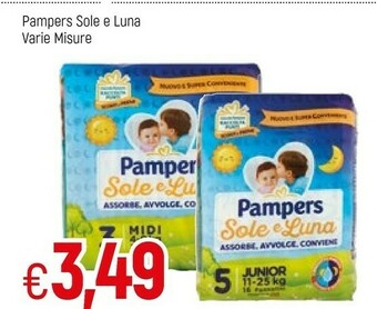 Famila Pampers Sole E Luna Salviettine , 54 Pz offerta