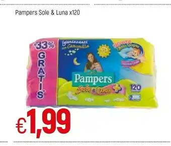 Famila Pampers Sole & Luna 120 Pezzi offerta