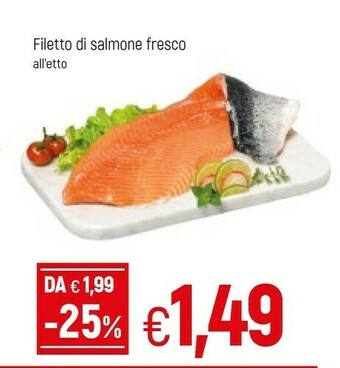 Famila Filetto Di Salmone Fresco offerta