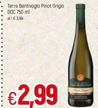 Famila Terre Bentivoglo Pinot Grigio Doc offerta