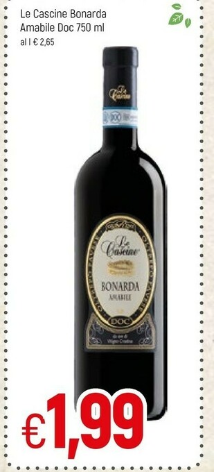 Famila Le cascine Bonarda 750 G(ml) offerta