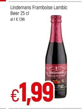 Famila Lindemans Framboise Lambic Beer offerta