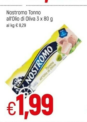 Famila Nostromo Tonno All'olio Di Oliva offerta