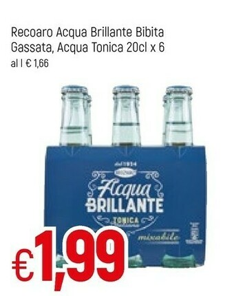 Famila Recoaro Acqua Brillante Bibita Gassata offerta