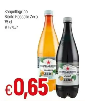 Famila San Benedetto San Pellegrino Bibite Gassate Zero offerta