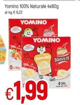Famila Yomino - 100% Naturale Yogurt E Fragole 320 G(ml) offerta