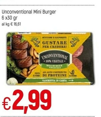 Famila Unconventional Mini Burger offerta