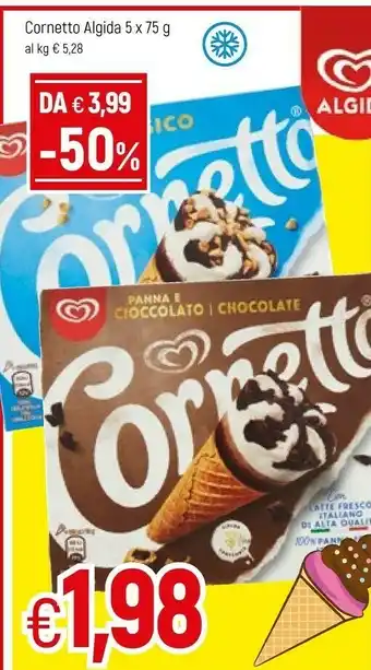 Famila Algida Cornetto Panna E Cioccolato 375 G(ml) offerta