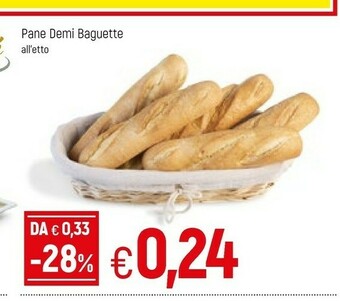 Famila Pane Demi Baguette offerta