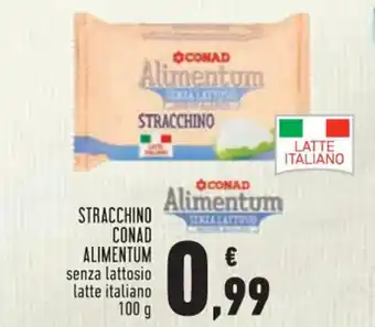 Conad STRACCHINO CONAD ALIMENTUM 100 g offerta