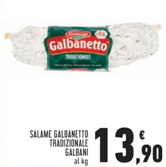 Conad SALAME GALBANETTO TRADIZIONALE GALBANI offerta