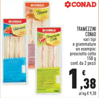 Conad TRAMEZZINI CONAD 150 g offerta