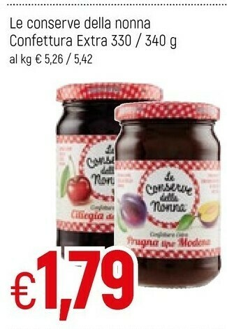 Famila Le Conserve della Nonna Confettura Extra Di Prugne offerta