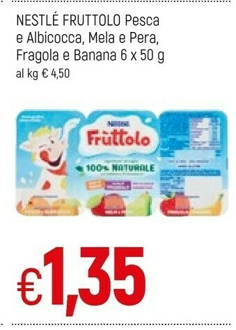 Famila Nestlè Fruttolo Fragola Banana Nuova Ricetta 300 G(ml) offerta