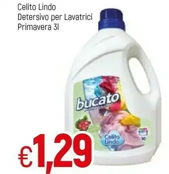 Famila Celito Lindo Detersivo Per Lavatrice Primavera offerta