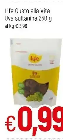 Famila Life Gusto Alla Vita Uva Sultanina offerta