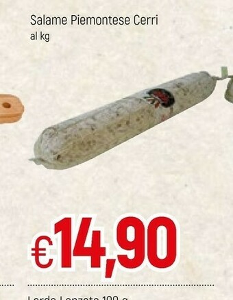 Famila Salame Piemontese Cerri offerta