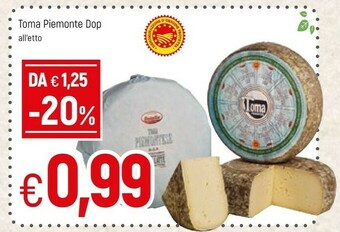 Famila Toma Piemonte Dop offerta