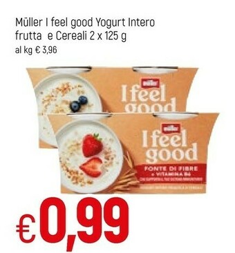 Famila Muller I Feel Good Yogurt Intero Frutta E Cereali offerta
