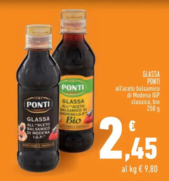 Conad GLASSA PONTI 250 g offerta
