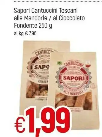 Famila Sapori Cantuccini Toscani Alle Mandorle offerta