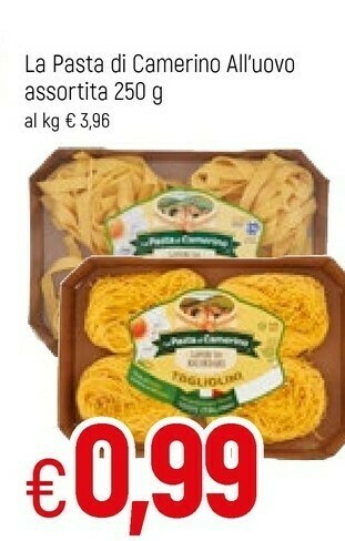 Famila La pasta di camerino Rustiche All'Uovo 250 G(ml) offerta
