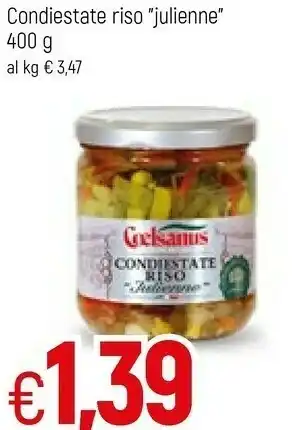 Famila Condiestate Riso "julienne" offerta