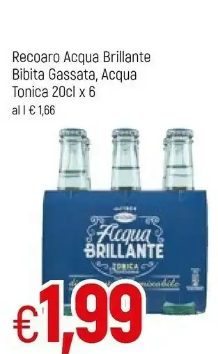 Famila Recoaro Acqua Brillante Bibita Gassata offerta