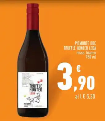 Conad PIEMONTE DOC TRUFFLE HUNTER LEDA rosso, bianco 750 ml offerta