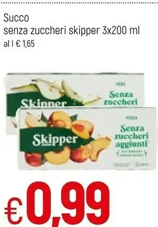 Famila Skipper Succo Senza Zuccheri offerta