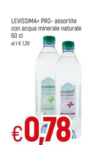 Famila Levissima Acqua Minerale Naturale offerta