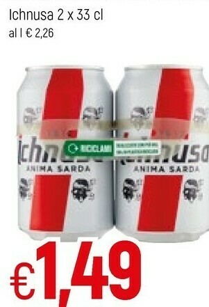 Famila Ichnusa Birra offerta