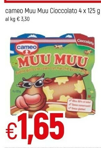 Famila Cameo Muu Muu Cioccolato 500 G(ml) offerta