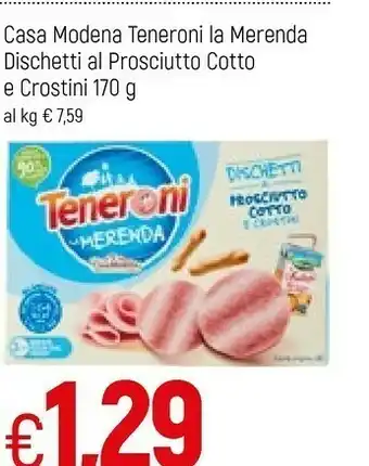 Famila Casa Modena Teneroni La Merenda Equilibrata 170 G(ml) offerta