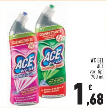 Conad WC GEL ACE vari tipi 700 ml offerta
