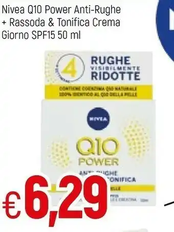 Famila Nivea Q10 Power Anti-Rughe +Rassoda & Tonifica Crema Giorno SPF15 offerta
