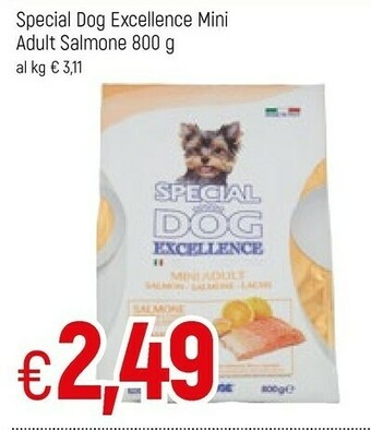 Famila Special Dog Excellence Mini Adult Salmone 800g offerta