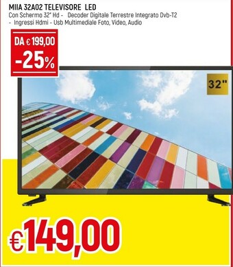 Famila Miia 32a02 Televisore Led 32'' offerta