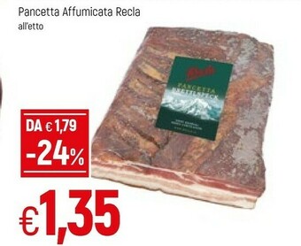 Famila Recla Pancetta Affumicata offerta