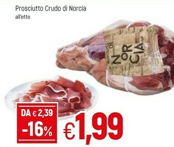 Famila Prosciutto Crudo Di Norcia offerta
