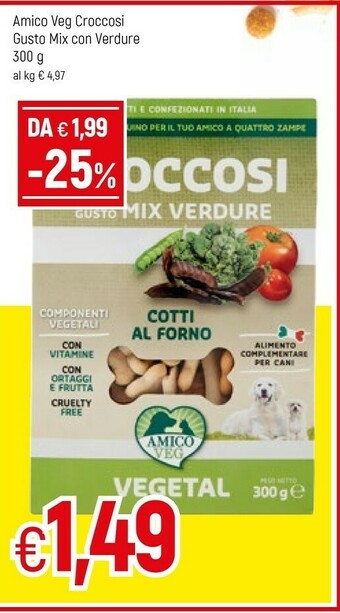 Amico Veg Croccosi Gusto Mix Con Verdure