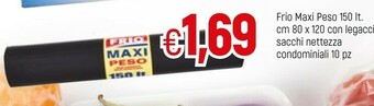 Famila Frio Maxi Peso Con Legacci Sacchi Nettezza Condominiali offerta