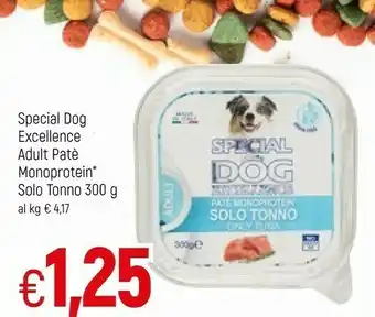 Famila Special Dog Excellence Adult Patè Monoprotein Solo Tonno offerta