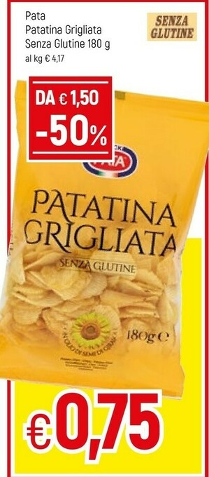 Pata Patatina Grigliata Senza Glutine